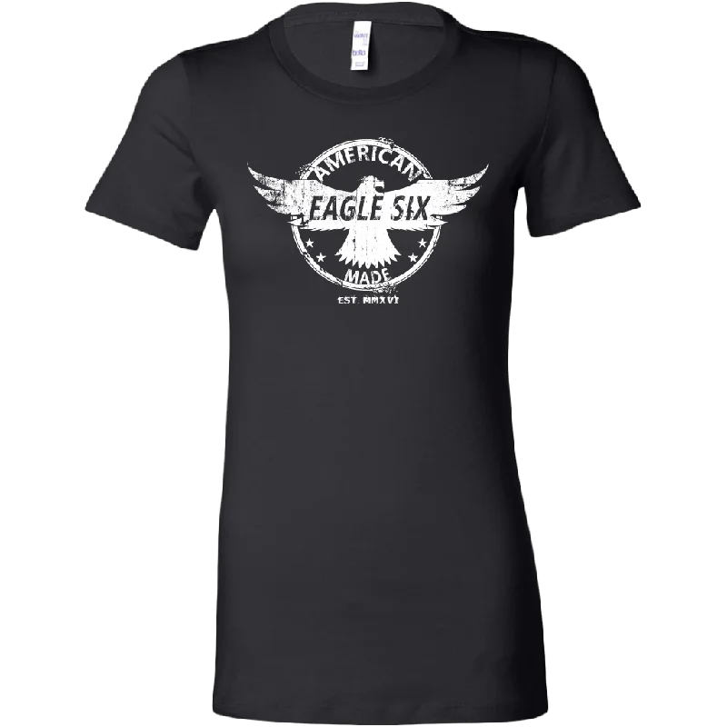 Eagle Six American Made Women's T-Shirt Seamless Knitted Crochet