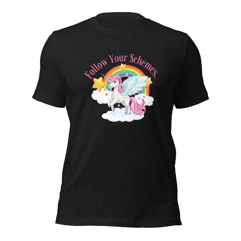 Follow Your Schemes Unicorn Unisex t-shirt Faux Fur Fabric Real Fur Fabric Shearling Fabric