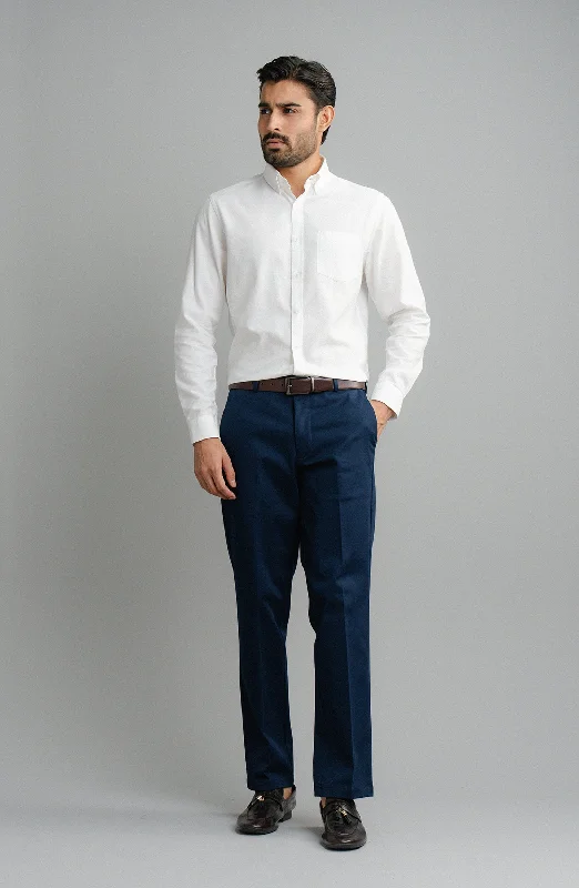 Oxford Shirt Full Sleeves Anti-Pilling Machine Wash Handmade