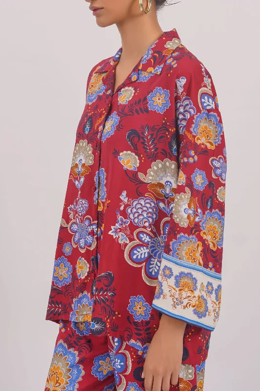 MAIA SAFARI SHIRT Layered Multi-layer Single Layer