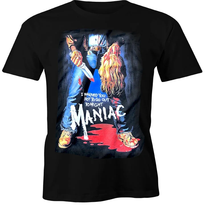 Maniac T-Shirt by Pallbearer Press Zippered Buttoned Snapped
