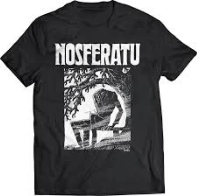 Nosferatu "Illustrated" T-Shirt Knit Fabric Woven Fabric Fleece Fabric