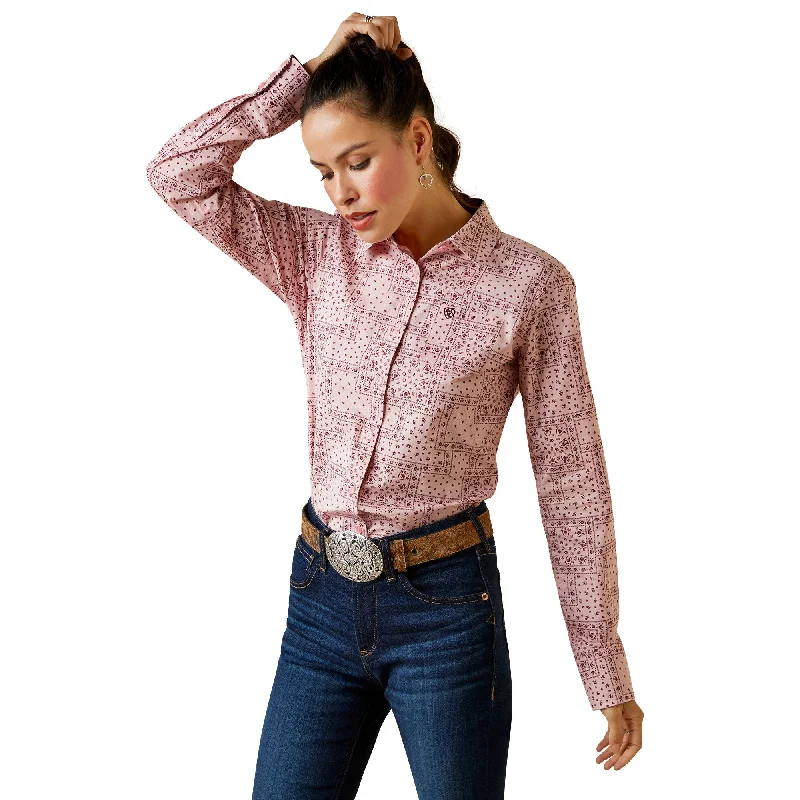Kirby Stretch Shirt Zippered Front Buttoned Front Snap Front