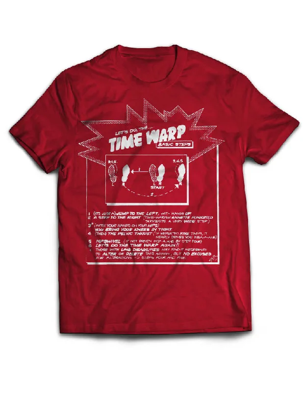 Rocky Horror Picture Show Time Warp T-shirt Mesh Canvas Denim