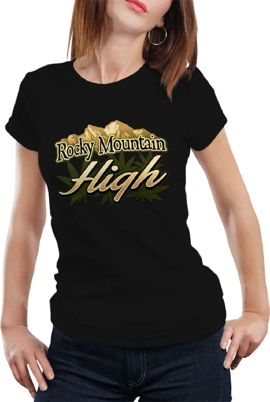 Rocky Mountain High Girl's T-Shirt Graphic T-Shirt Round Neck Polyester