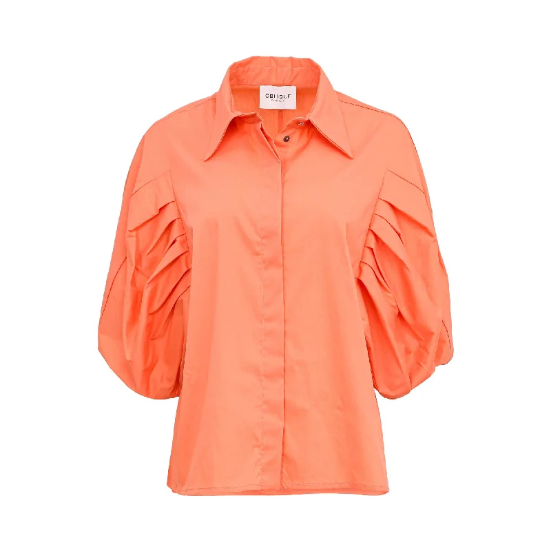Oblique Women's Lobster Shirt Embroidered Appliqued Beaded