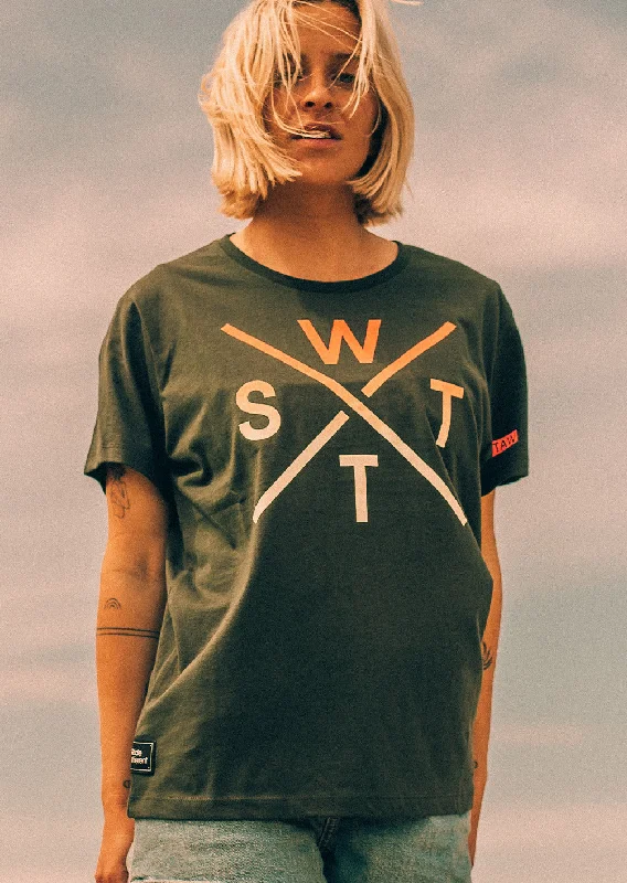 Tee-shirt WATTS03 - Vert Sapin Polka Dot Checkered Tartan