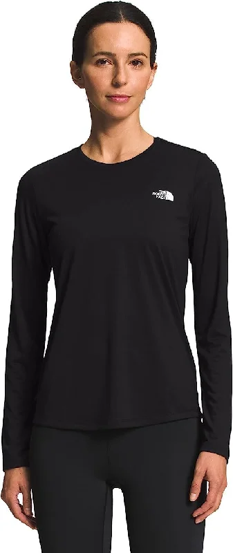 The North Face Elevation LS Tee (Women's) Lace Blend Ribbed Blend Corduroy Blend