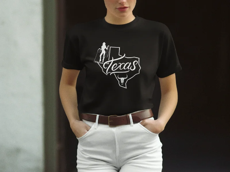 WOMEN'S TEXAS SHIRT Terry Blend Velvet Blend Canvas Blend
