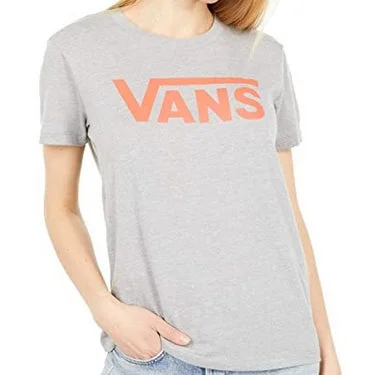 Vans - Flying V Crew Tee | Cement Heather Chenille Brocade Lace