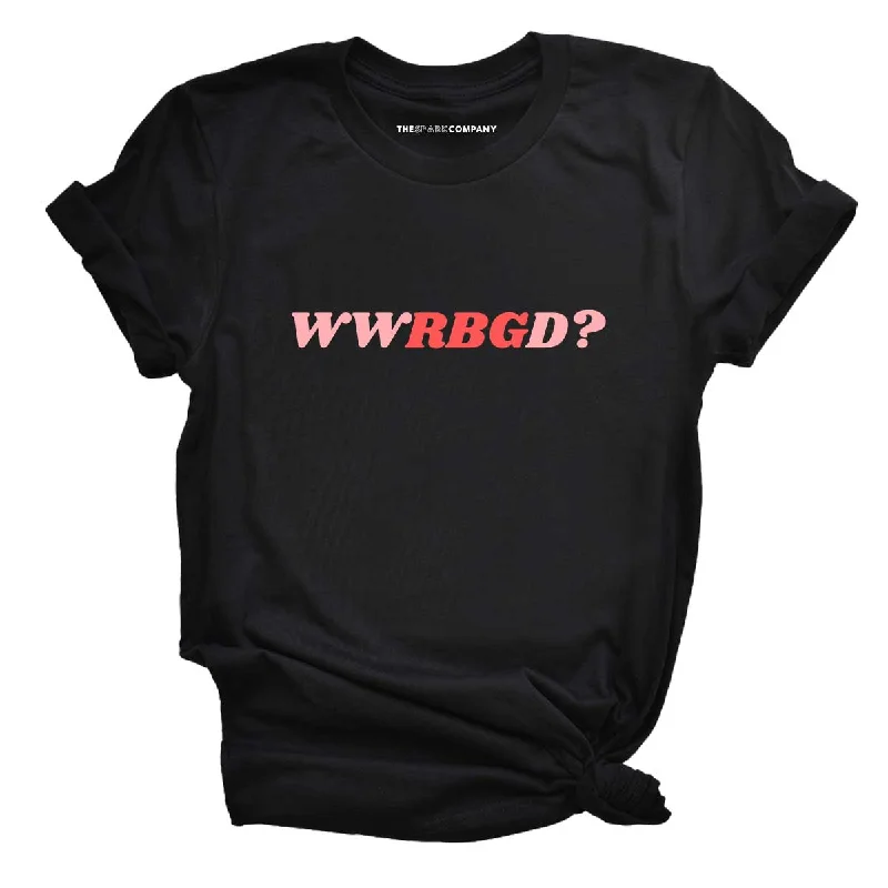 What Would RBG Do? Feminist T-Shirt Welt Pockets Slit Pockets
