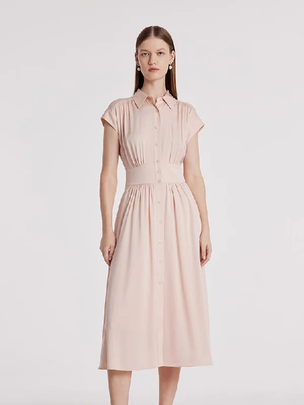 22 Momme Stretch Silk Maxi Dress Cozy Maxi Dress with Slit