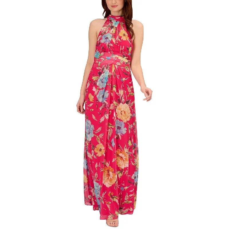 Womens Chiffon Maxi Dress Elegant Lace Maxi Dress