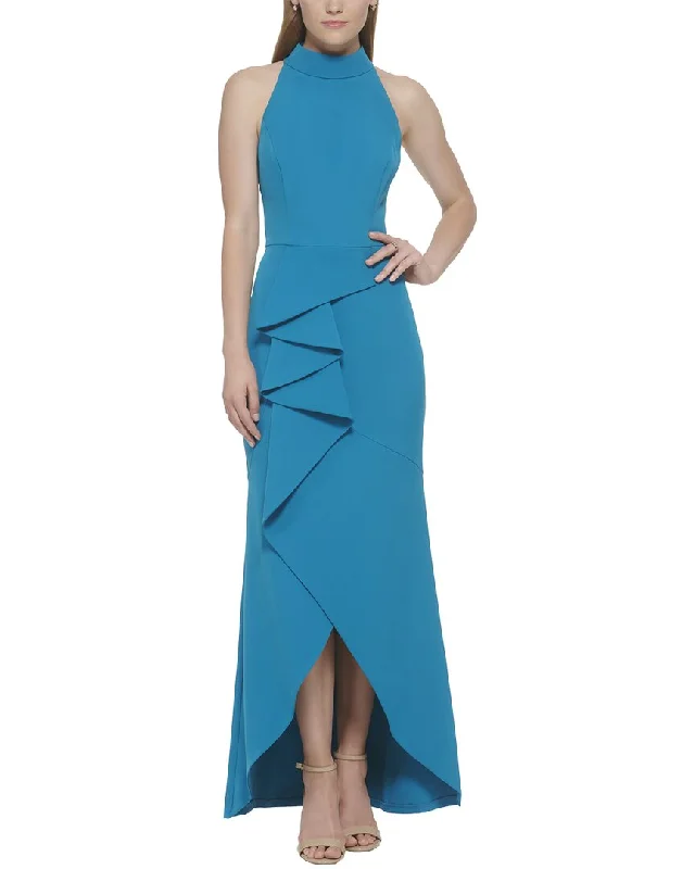 Vince Camuto Laguna Crepe Maxi Dress Elegant Sleeveless Maxi Dress