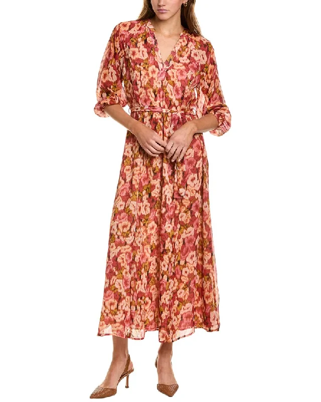 Vince Camuto V-Neck Maxi Dress Trendy Maxi Dress with Lace