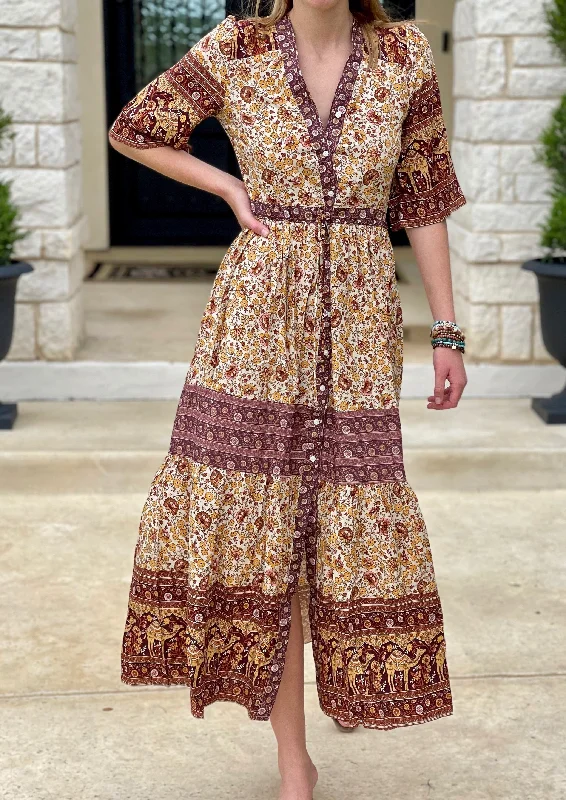 Bohemian Effortless Floral Print Maxi Dress~ FINAL SALE Cozy Ruffle Sleeve Maxi Dress Bohemian Effortless Floral Print Maxi Dress~ FINAL SALE Cozy Ruffle Sleeve Maxi Dress