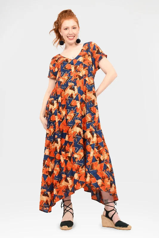 Florence Maxi Dress Comfortable Ruffle Hem Maxi Dress