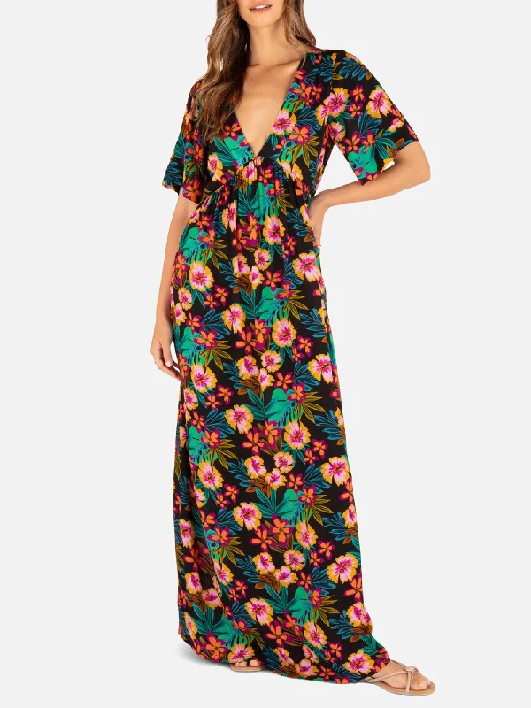 Fiji Fantasy Maxi Dress Stylish Off-Shoulder Maxi Dress