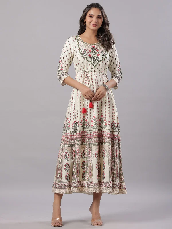 Jashvi Yellow Ethnic Motif Printed Flared Shantoon Maxi Dress With Beads & Sequins Work Cozy Knitted Maxi Dress Jashvi Yellow Ethnic Motif Printed Flared Shantoon Maxi Dress With Beads & Sequins Work Cozy Knitted Maxi Dress