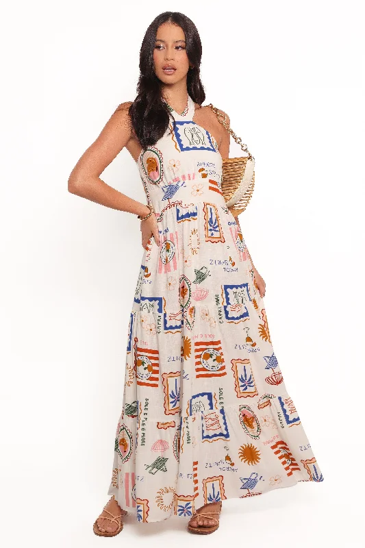 Jelena Maxi Dress - Ocean Oasis Elegant Lace Maxi Dress