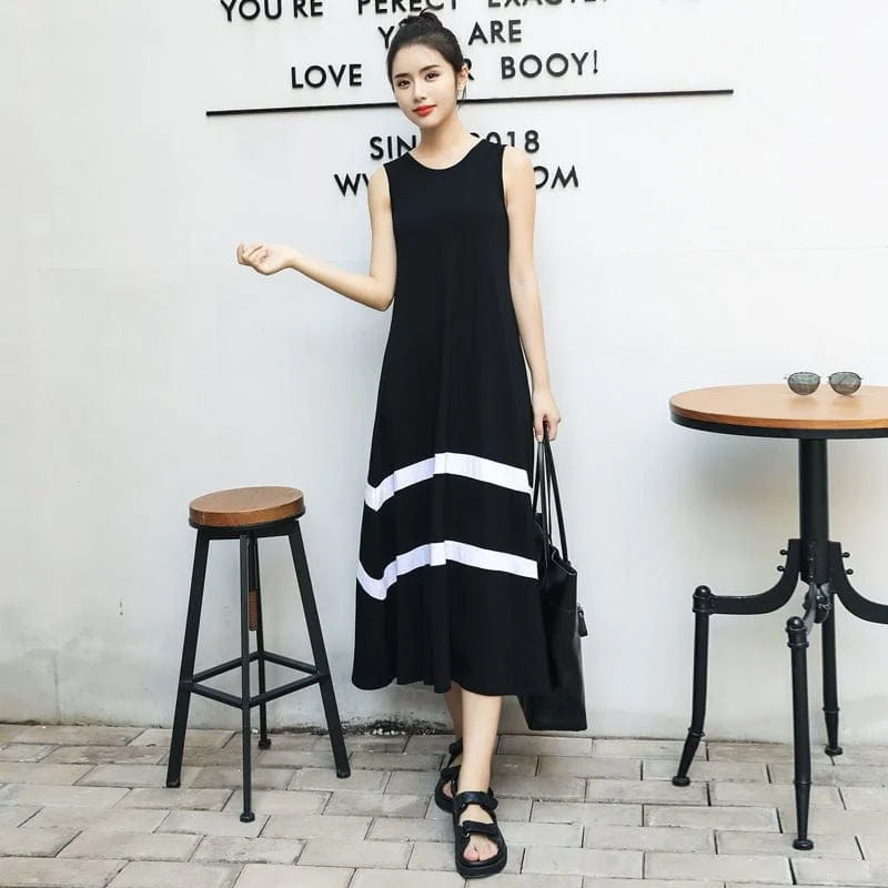 Monaly Sleeveless Maxi Dress Cozy Knit Maxi Dress