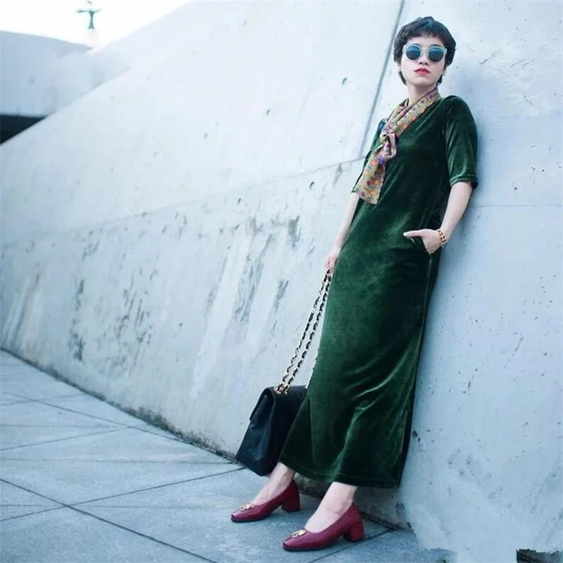 Plus Size Velvet Maxi Dress Classic Strapless Maxi Dress