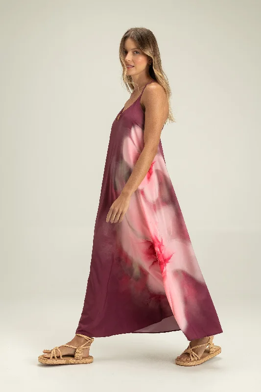 Water Boost Maxi Dress Trendy Fit-and-Flare Maxi Dress