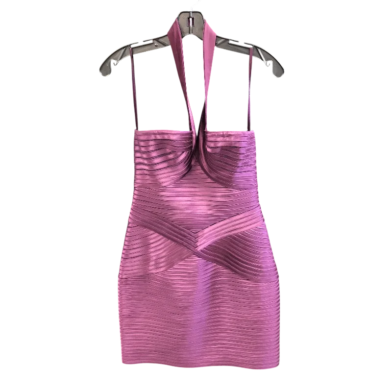 Dress Designer By Bcbgmaxazria In Purple, Size: 6