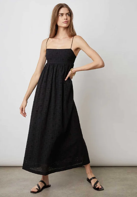 Dress Lucille 5160 Black-Sea-Eyelet