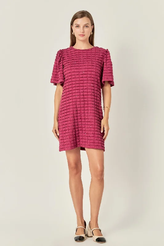 English Factory - Tiered Jersey Mini Dress With Embroidery Elegant Lace-Up Mini Dress English Factory - Tiered Jersey Mini Dress With Embroidery Elegant Lace-Up Mini Dress