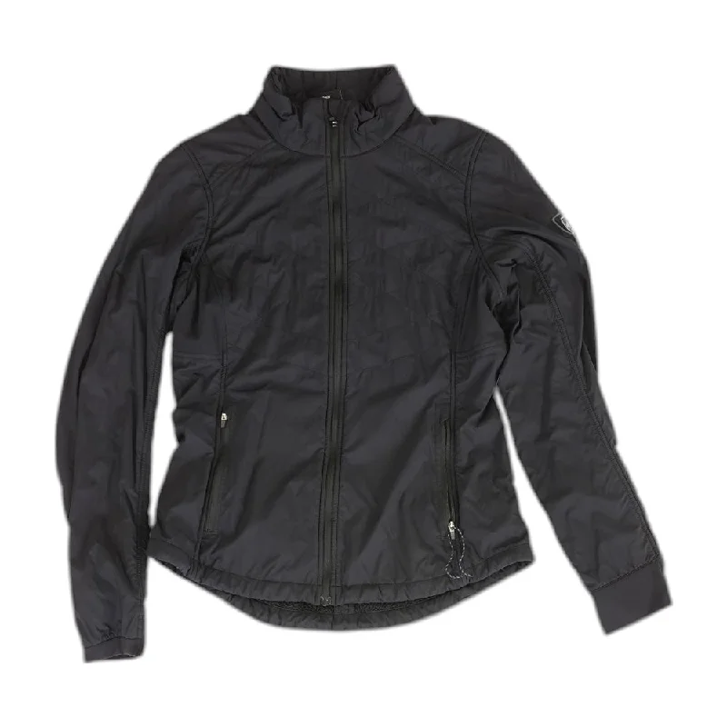 Black Solid Lightweight Jacket Fitted Jacket Loose Jacket Oversized Jacket