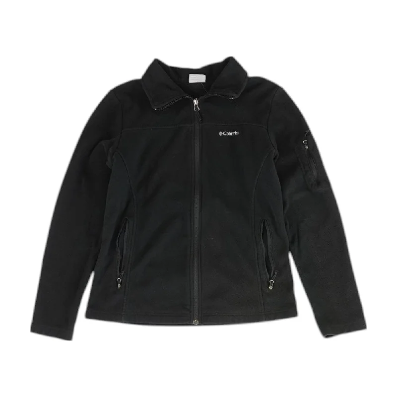 Black Solid Lightweight Jacket One-Shoulder Jacket Off-the-Shoulder Jacket Asymmetrical Jacket