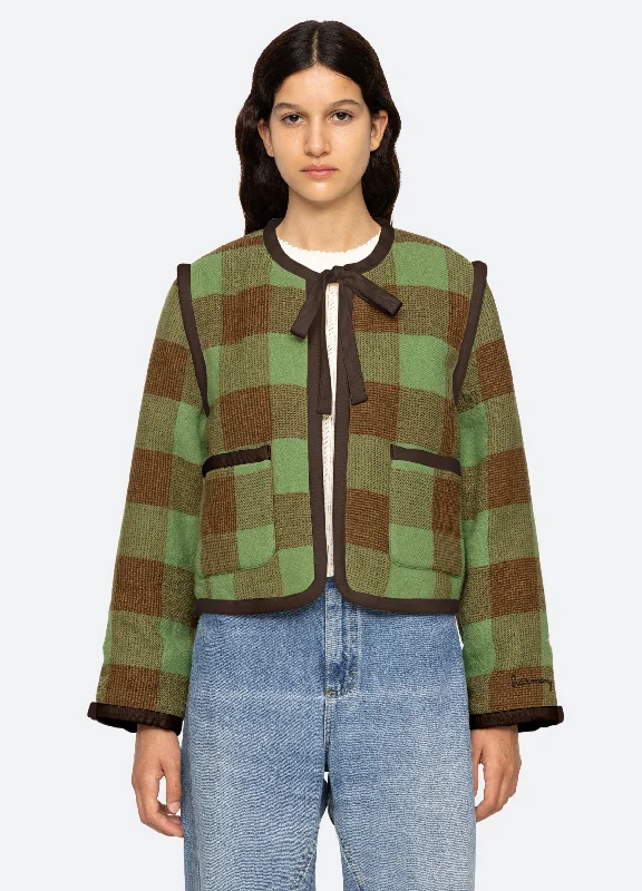 Clement Jacket Satin Jacket Silk Jacket Chiffon Jacket