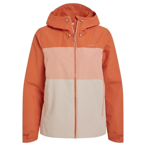Craghoppers Womens/Ladies Kora Waterproof Jacket Toggled Jacket Drawstring Jacket Belted Jacket