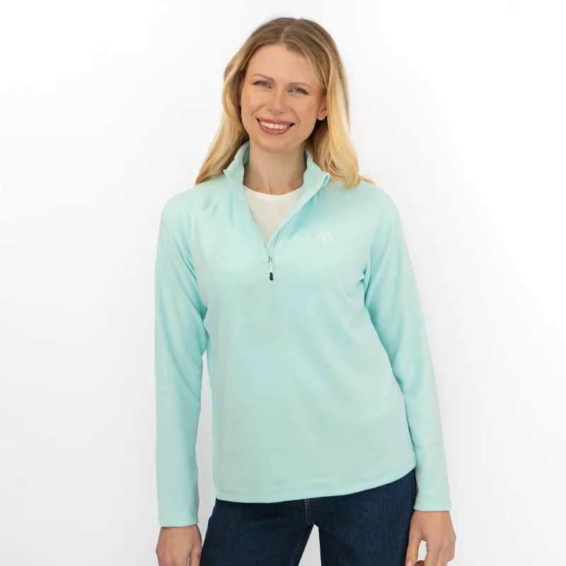 Dare 2B Womens Fleece Jacket Lightweight Freeform Half ZipTurquoise Hoodie Zip-Up Jacket Button-Up Jacket
