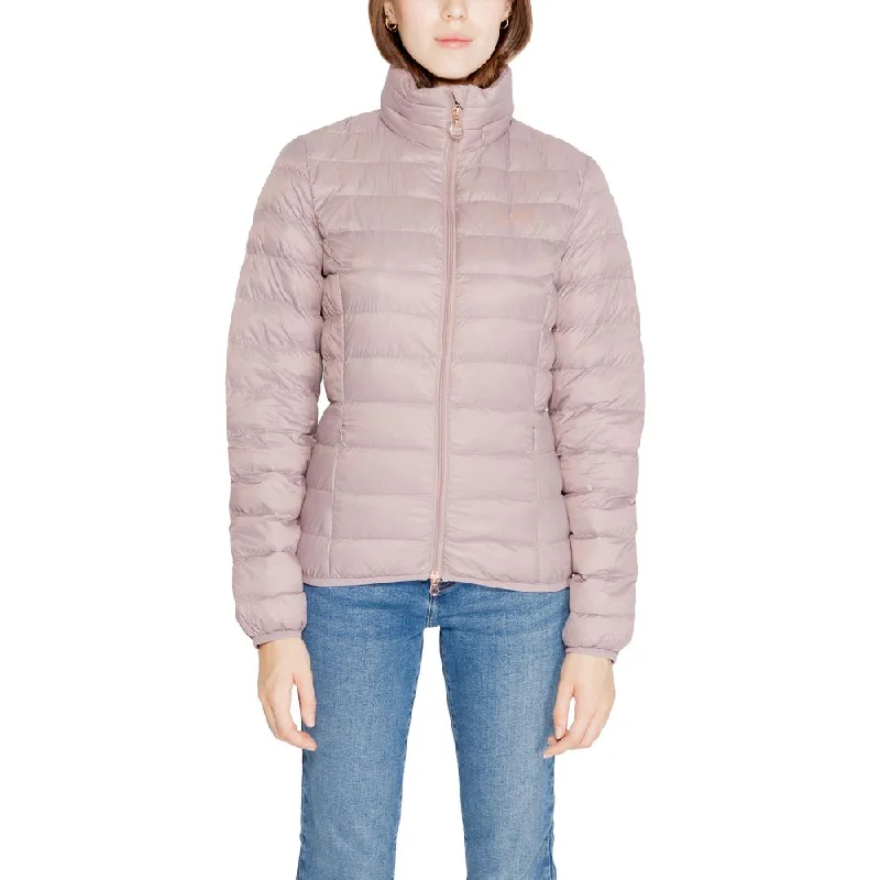 EA7 Emporio Armani Purple Polyamide Jackets & Coat Hooded Jacket Caped Jacket Shawl Collar Jacket EA7 Emporio Armani Purple Polyamide Jackets & Coat Hooded Jacket Caped Jacket Shawl Collar Jacket