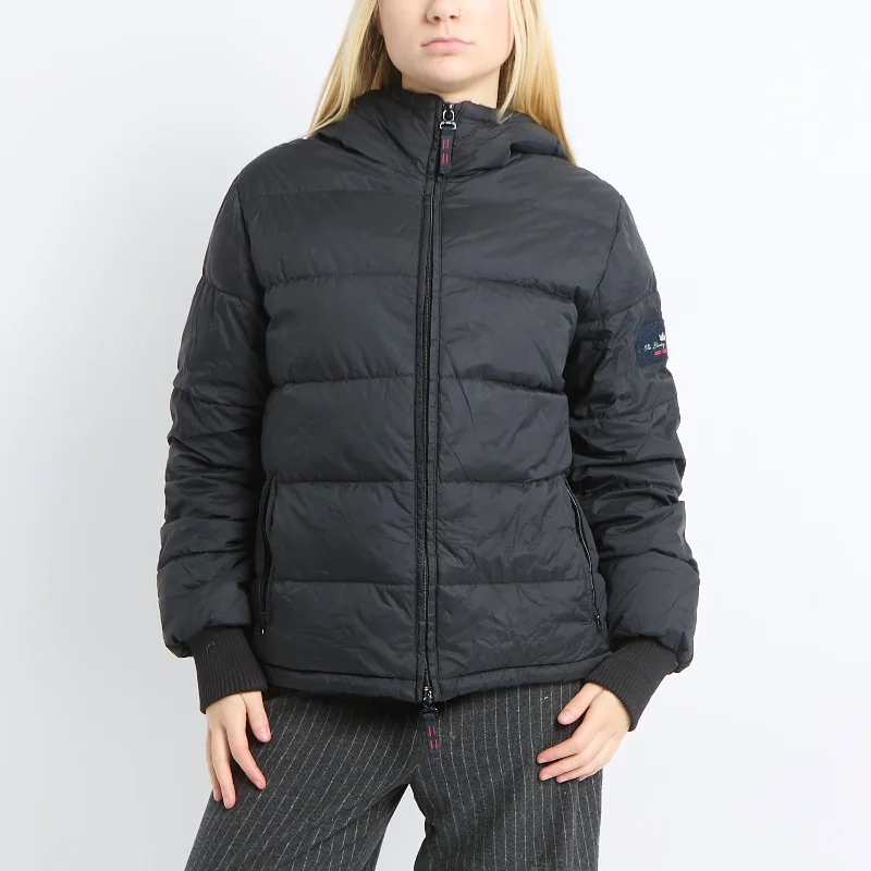 Elvstrom Hooded Puffer Jacket - UK 16 Nylon Fabric Polyester Fabric Spandex Fabric