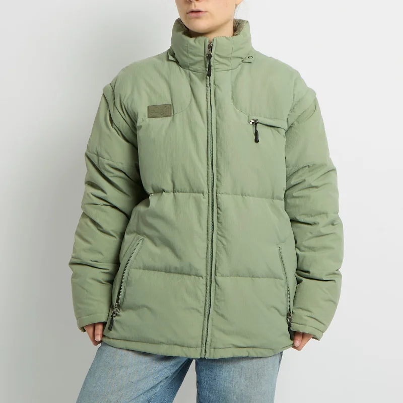 Fila Textured Puffer Jacket - UK 14 Quilted Jacket Puffer Jacket Insulated Jacket