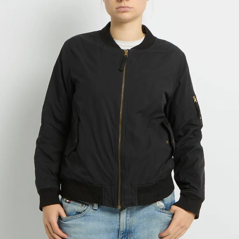 Flight Style Bomber Jacket - UK 8 Jacket Blazer Coat