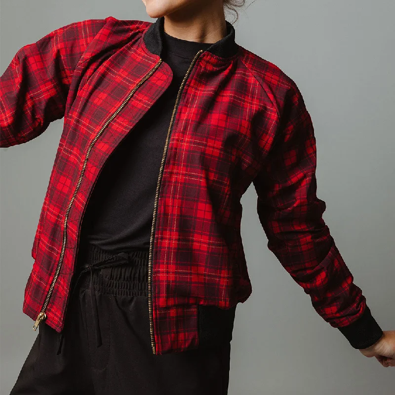 Frasier Plaid Bomber Jacket Herringbone Jacket Houndstooth Jacket Plaid Jacket