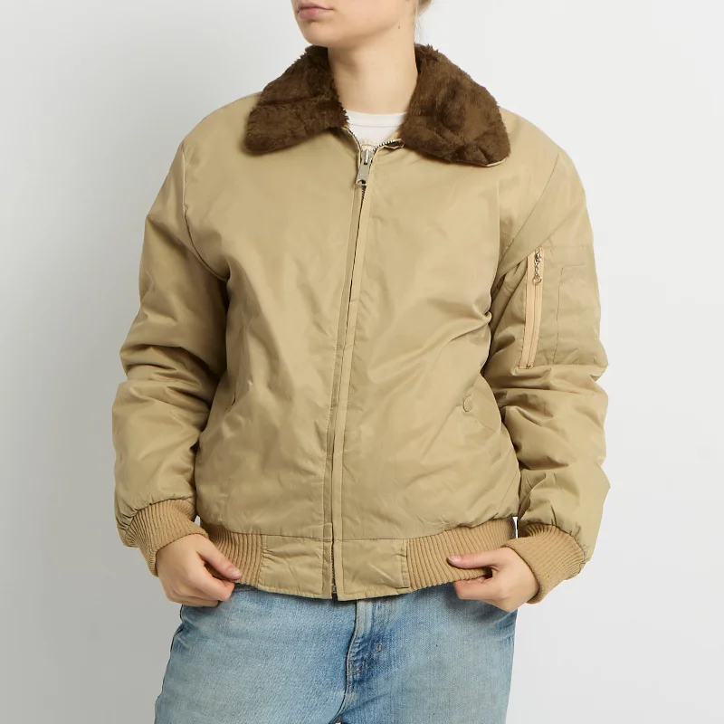 Fur Collar Bomber Jacket- 12 Chenille Fabric Brocade Fabric Lace Fabric