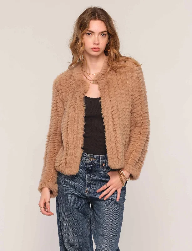 liliana jacket A-Line Jacket Boat Neck Shawl Collar