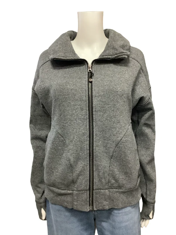 Lululemon High Neck Long Sleeve Jacket Size: S Nylon Jacket Polyester Jacket Spandex Jacket