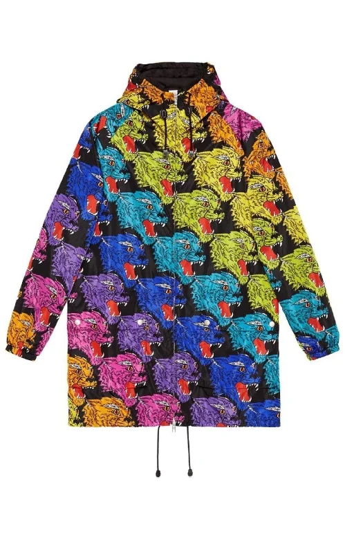 Panther face nylon jacket Print Jacket Jacquard Jacket Embroidered Jacket