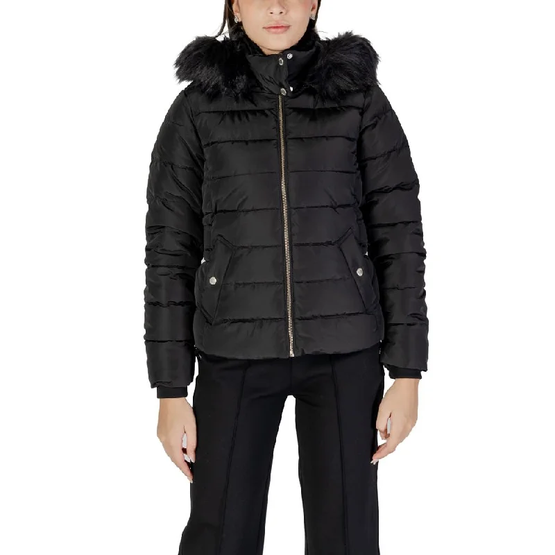 Only Black Polyester Jackets & Coat Lace Jacket Ribbed Jacket Sequined Jacket