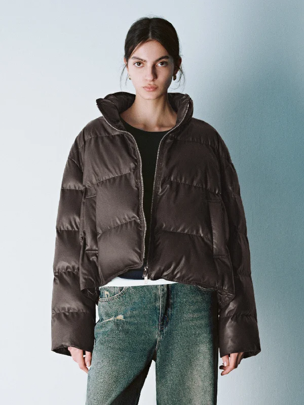 Oversized Padded Puffer Jackets Lace Jacket Ribbed Jacket Sequined Jacket