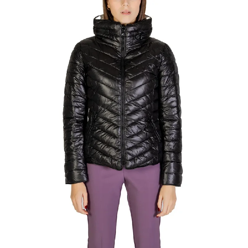 Sandro Ferrone Black Polyester Jackets & Coat Rayon Jacket Velvet Jacket Corduroy Jacket