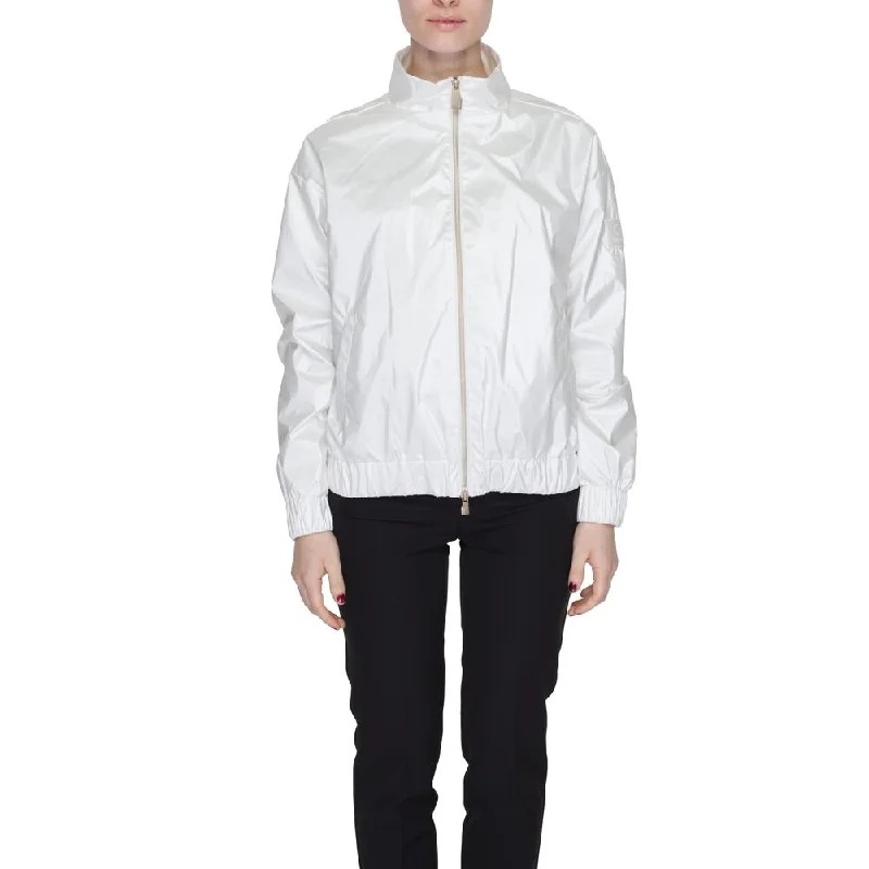 Suns White Polyester Jackets & Coat Mesh Jacket Canvas Jacket Denim Jacket