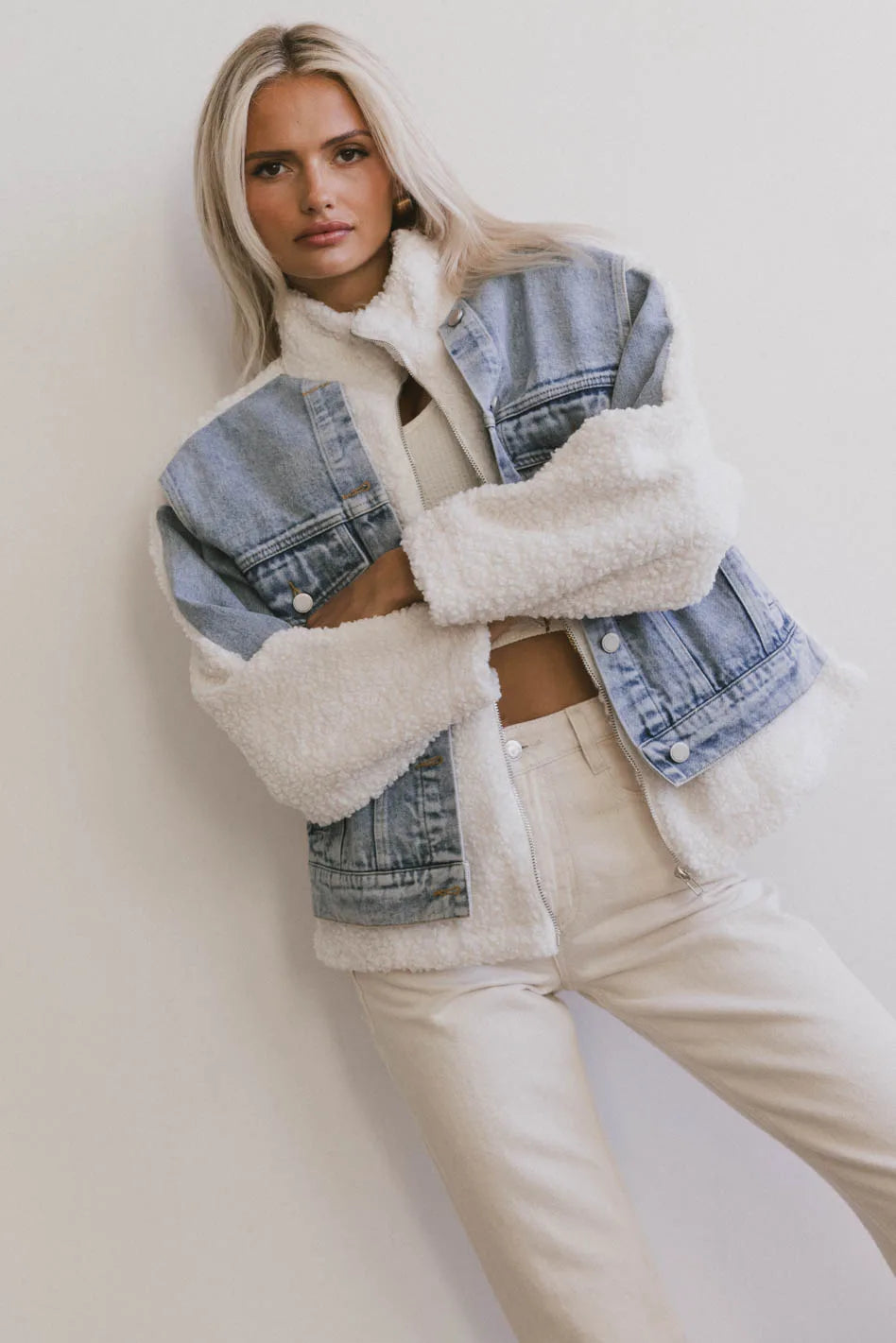Talsie Denim Jacket Fitted Jacket Loose Jacket Oversized Jacket