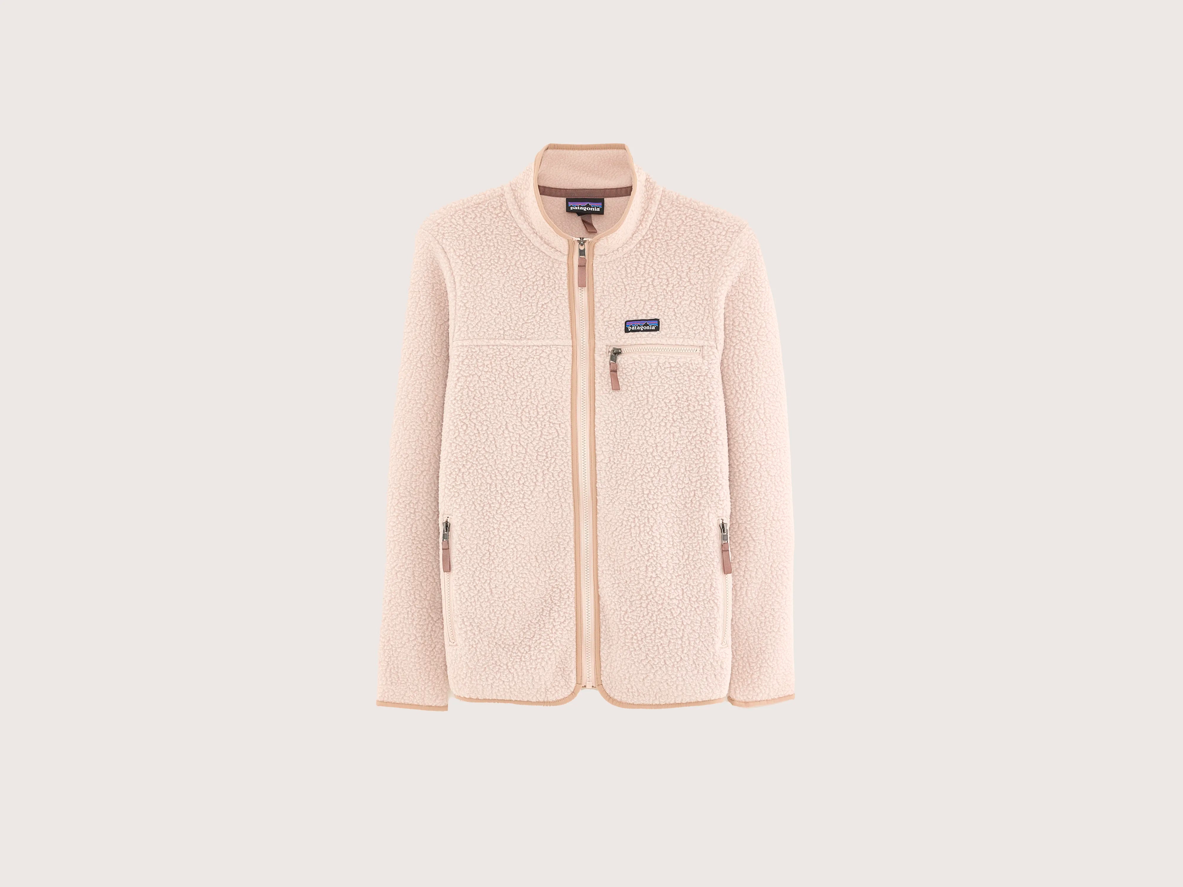 Women's Retro Pile Fleece Jacket (242 / W / TAUPE) Hooded Jacket Caped Jacket Shawl Collar Jacket